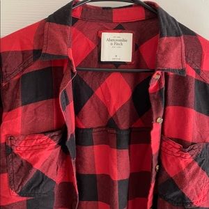 Abercrombie and Fitch Buffalo Check Flannel Shirt